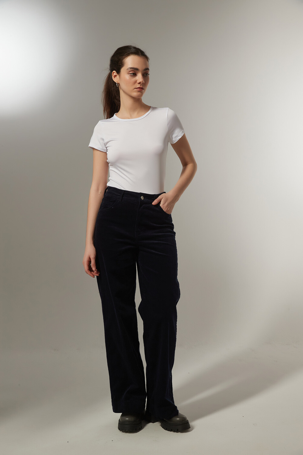 Pantalon Cilana Azul Oscuro