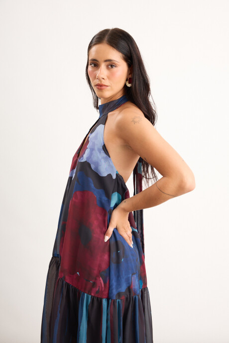 Vestido Halo Azul