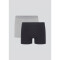 CUECA BOXER MASC PRETO/CINZA