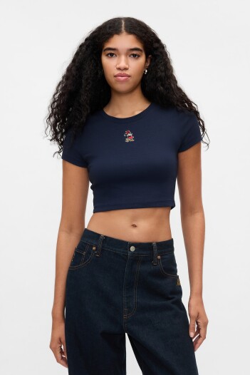 Remera Top Minnie Mujer Navy Uniform
