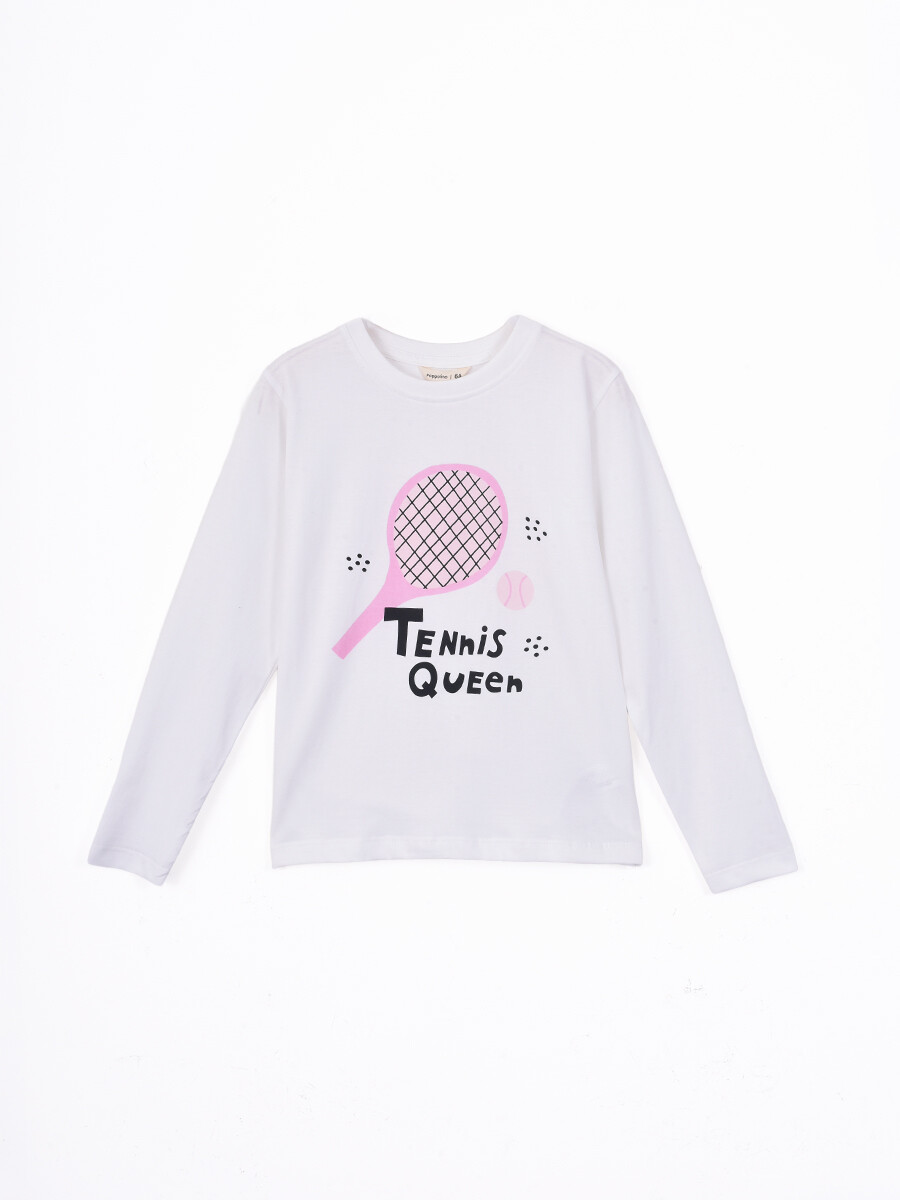 REMERA SPORTY - BLANCO 