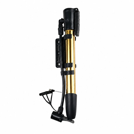 Inflador Manual Bici Pelotas Inflables con Picos Dorado