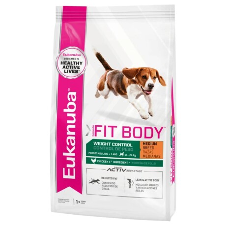EUKANUBA ADULTO RAZA MEDIANA WEIGHTCONTROL 15 KG Eukanuba Adulto Raza Mediana Weightcontrol 15 Kg