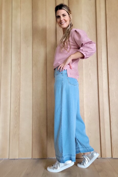 Pantalón Ficus Denim Celeste