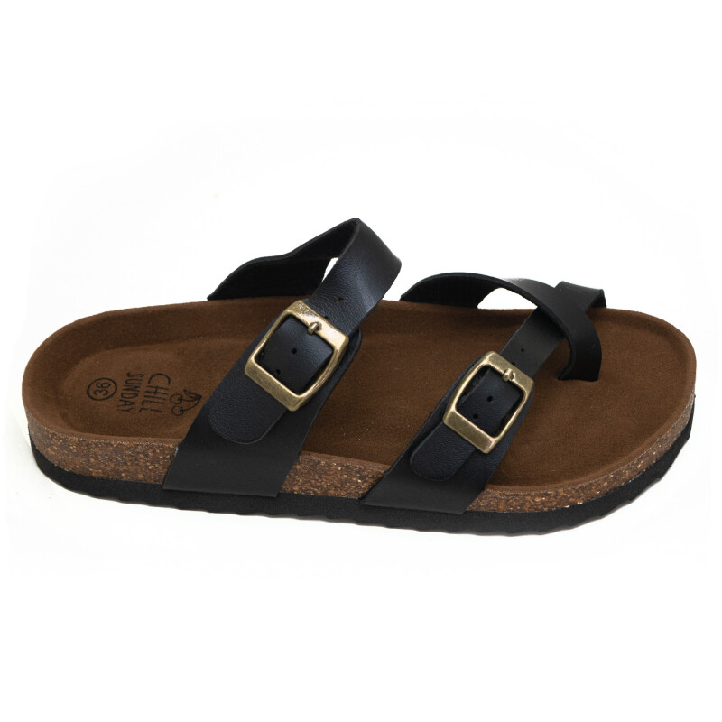 Sandalias Chill Sunday de Mujer - YF02W Negro