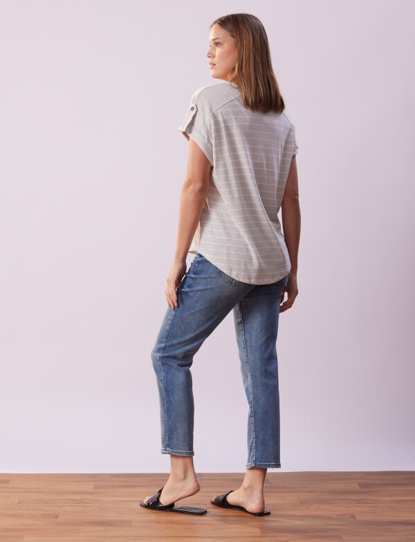Remera Algodón GRIS