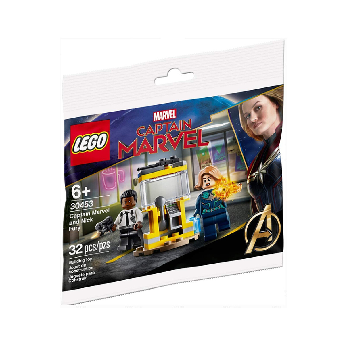 LEGO Mini · Captain Marvel y Nick Fury 30453 (32 piezas) 