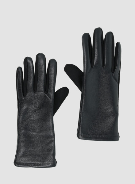 Guantes <br /> cuerina sintetica Negro