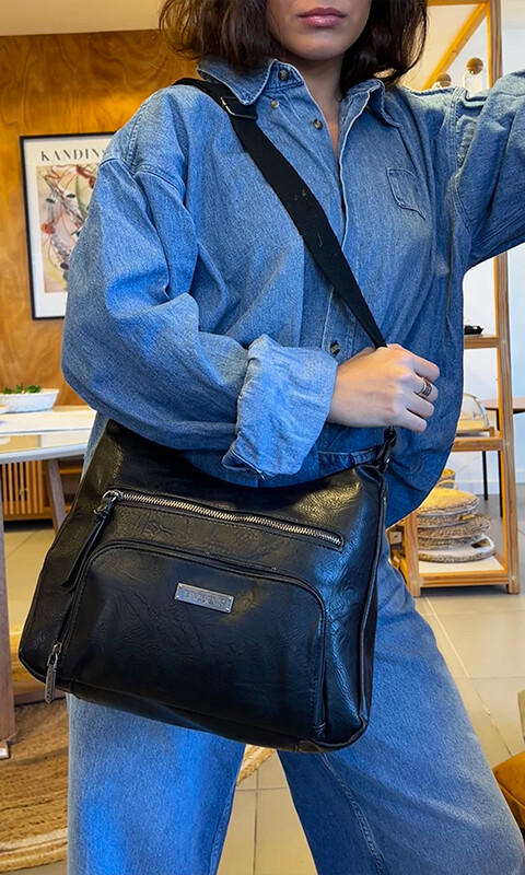 BANDOLERA MORRAL WAGGA NEGRO