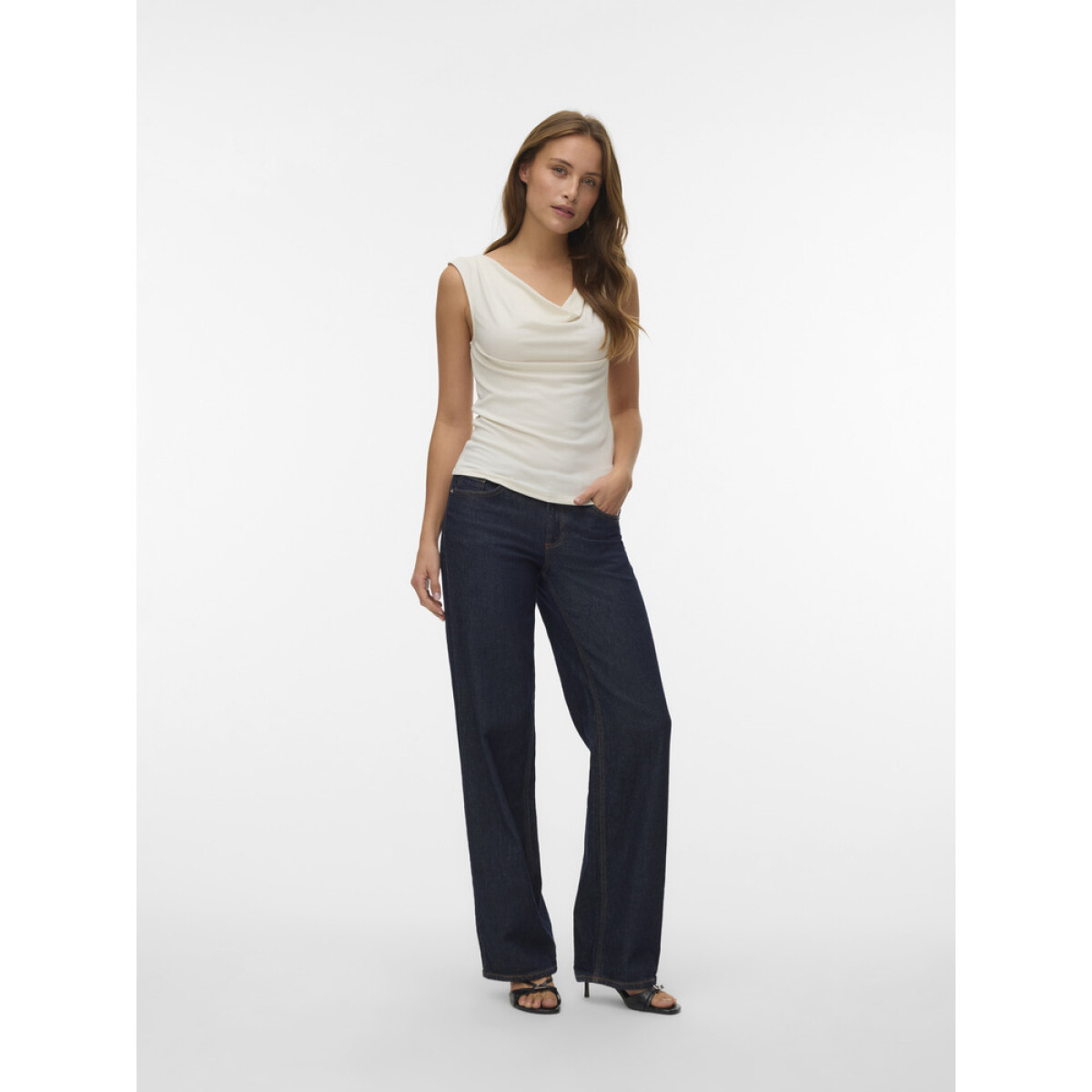 VMJOLENE SL WATERFALL TOP JRS GA - BIRCH 