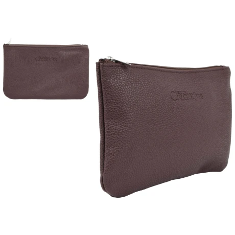 COSMETIQUERO T/SOBRE PU C/CIERRE FORRO Y BOLSILLO INTERNO 21X13CM 25372 Q250 COSMETIQUERO T/SOBRE PU C/CIERRE FORRO Y BOLSILLO INTERNO 21X13CM 25372 Q250