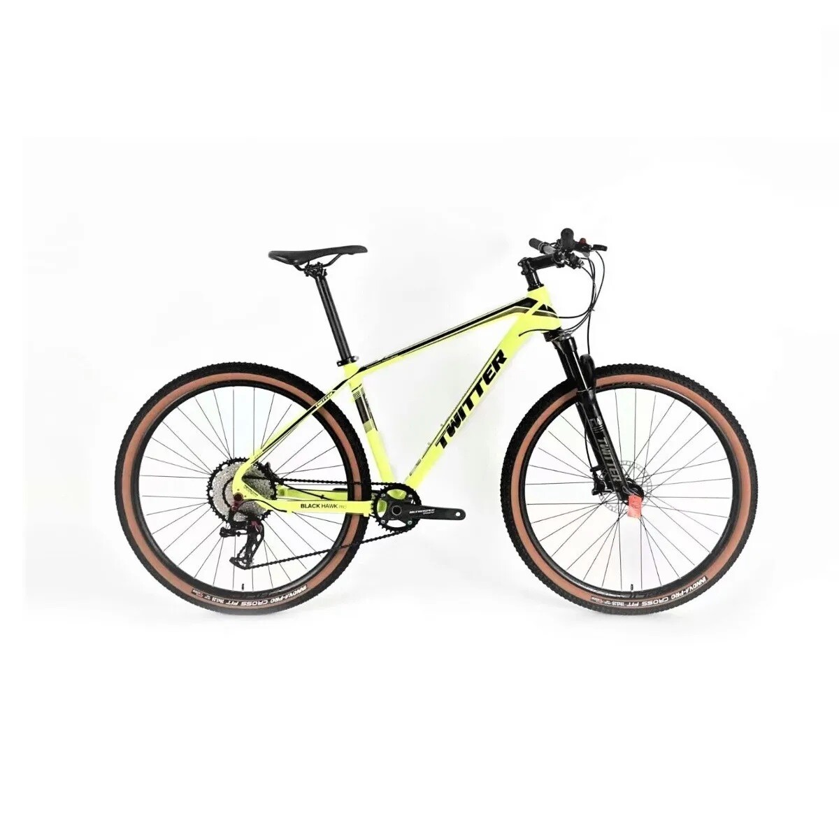Bicicleta Montaña TWITTER Blackhawk Pro Rodado 29 12S*2/T17 Yellow 
