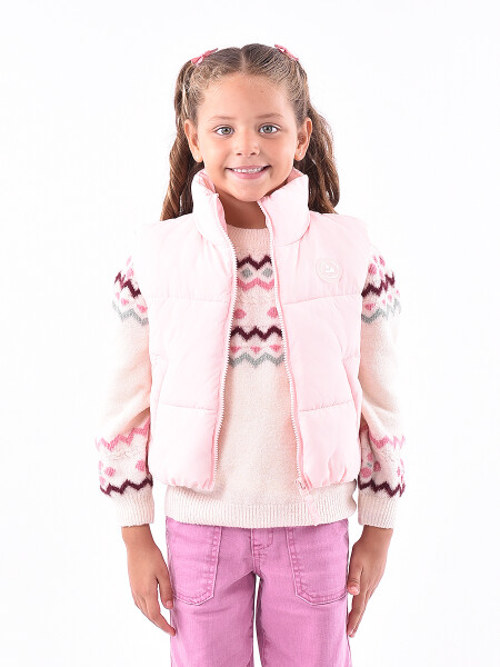 CHALECO JUDITH ROSA CLARO
