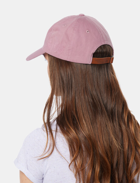 GORRO CON VISERA DE LONA Rosado