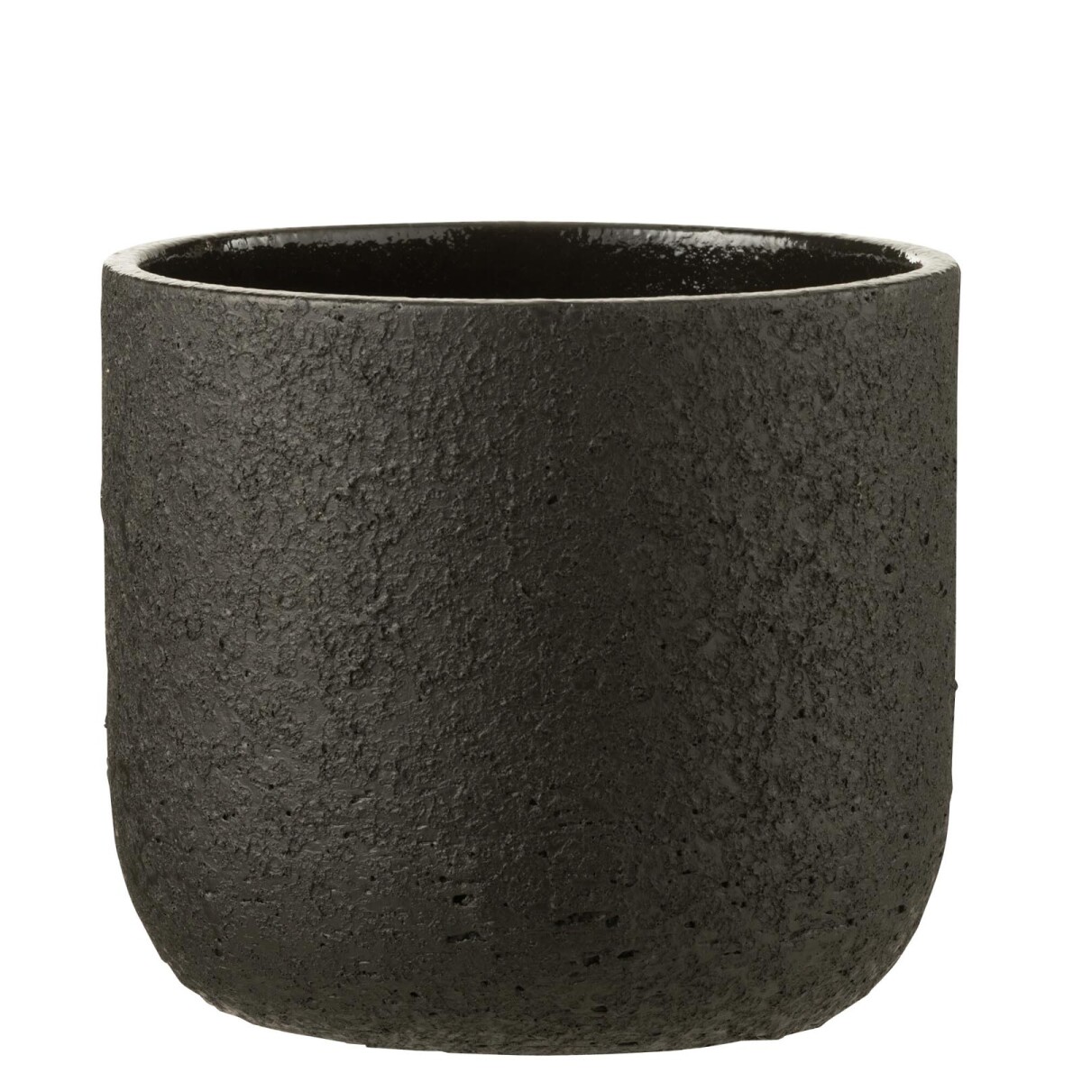 MACETA - CERAMICA NEGRO RUSTIC 