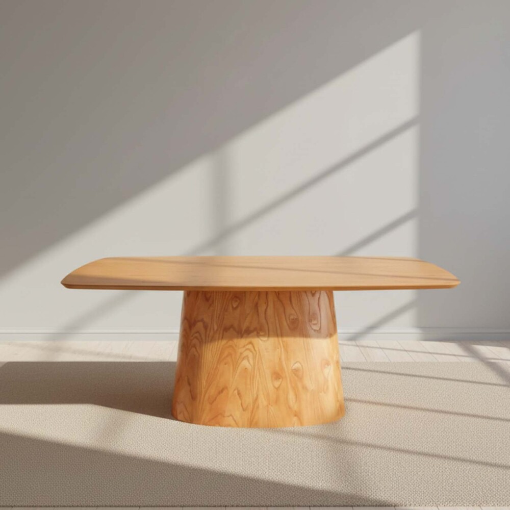 MESA DE COMEDOR MDF-Y-MADERA MARRON ALICE NEW