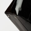 Bolso The Icon en cuero charol arrugado Negro