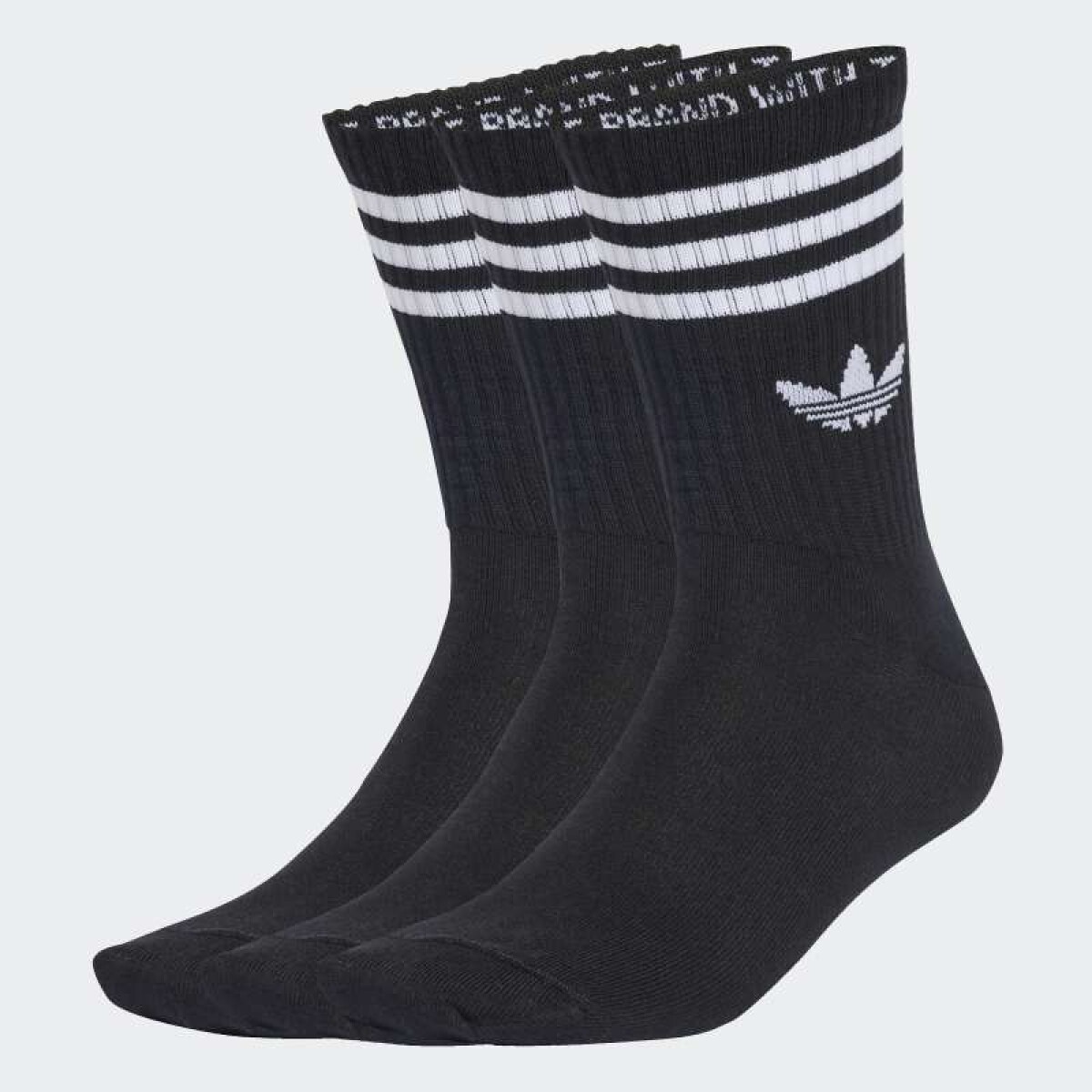 Medias Adidas 3 rayas - Negro 