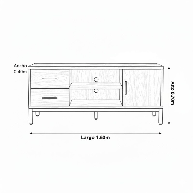 MUEBLE TV M23/SE (CD) Unica