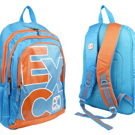 MOCHILA ESCOLAR FLUO EXCELITES 3 CIERRES 46X33X21CM 25240 Q24 MOCHILA ESCOLAR FLUO EXCELITES 3 CIERRES 46X33X21CM 25240 Q24