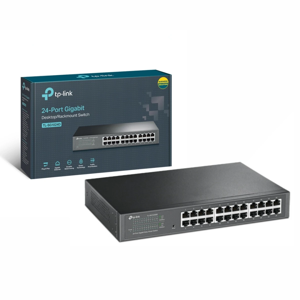 Switch Tp-link 24 Puertos Gigabit Rackeable 