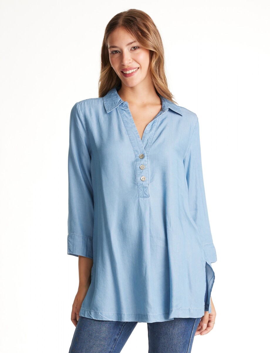 Blusa Lyocell - Jean Claro 