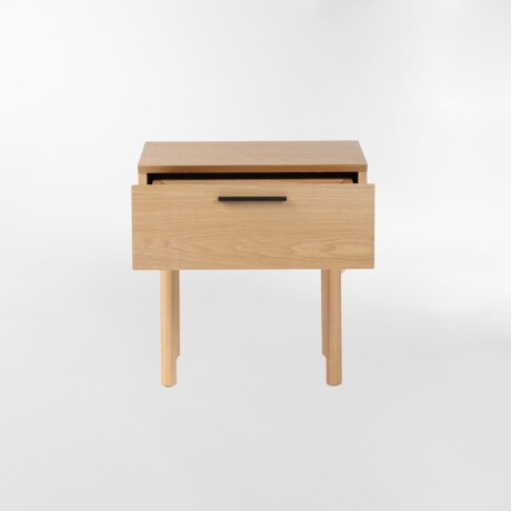 MESA DE NOCHE LAGRIMA ROBLE CLARO - UNICO