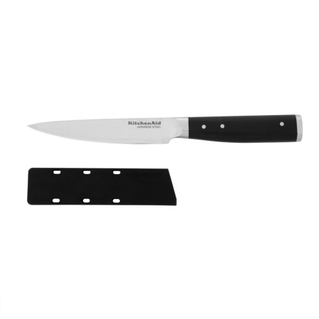 Cuchilla de Acero Inoxidable Negro 11.5 cm Gourmet Cuchilla de Acero Inoxidable Negro 11.5 cm Gourmet