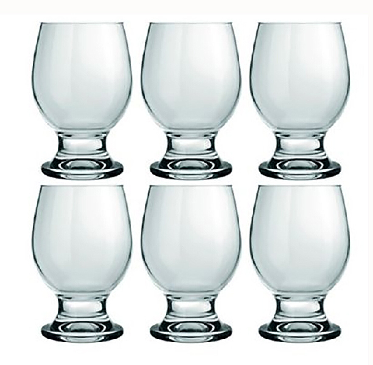 PACK de 6 Copas de agua Paulista 250 ml - 2715724 - Sin color 