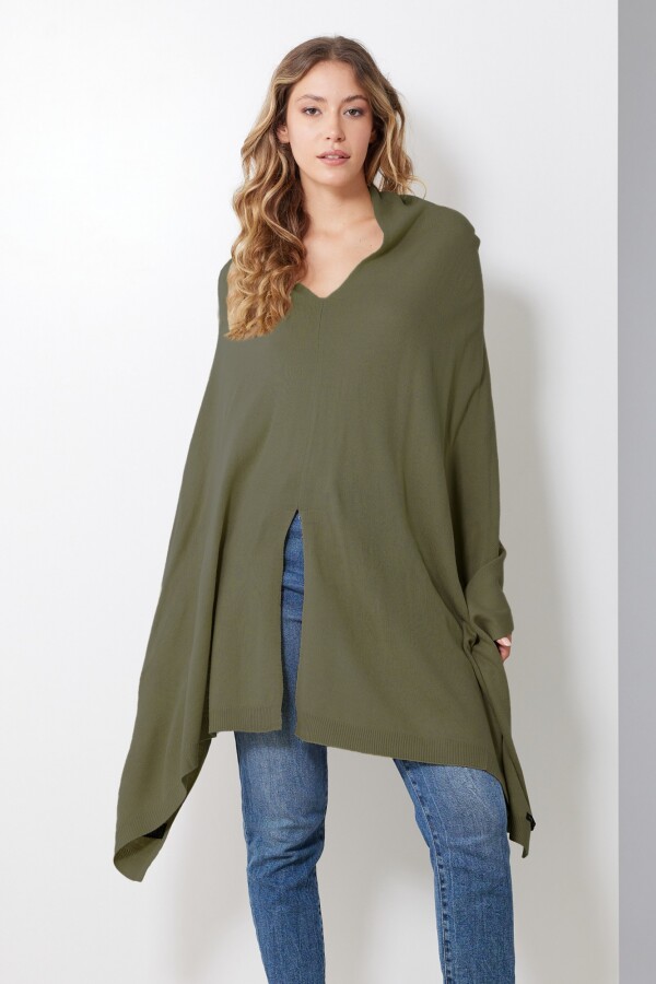 Poncho Colors OLIVA