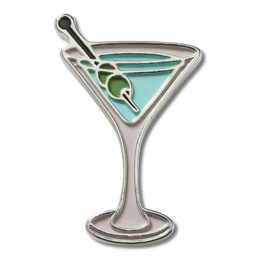 Elevated Martini Glass Multicolor