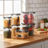 Juego De 3 Tarros Grandes Contenedores Recipientes Cocina Apto Microondas Imback Juego De 3 Tarros Grandes Contenedores Recipientes Cocina Apto Microondas Imback