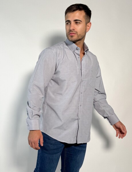 Camisa a cuadros Odiseo Gris