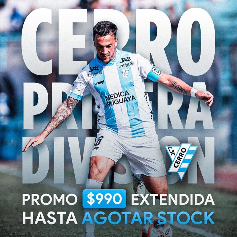 PROMO Camiseta Cerro Apertura 2025 PROMO Camiseta Cerro Apertura 2025