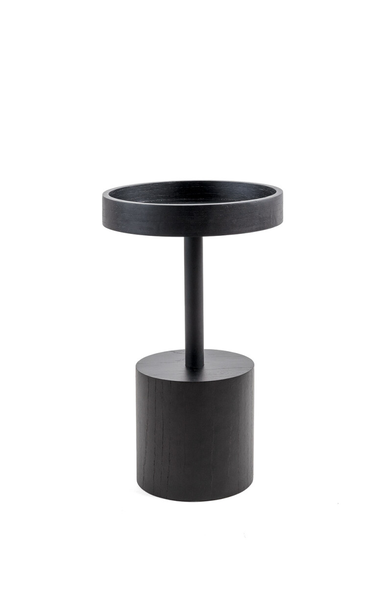 Star - MESA LATERAL STAR P CINAMOMO NEGRA 30X30X48H CM 
