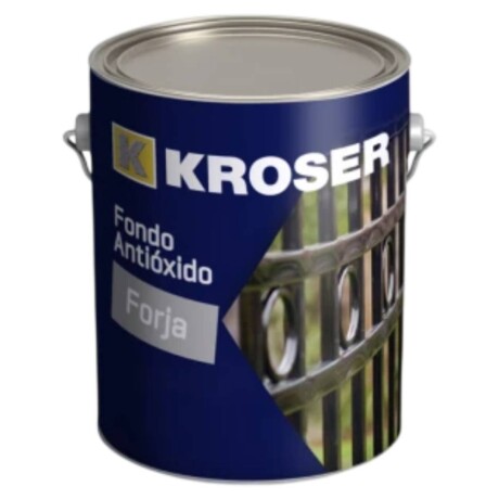 ESMALTE CONVERTIDOR FORJA GRIS OSCURO 3.6L KROSER ++ N/a