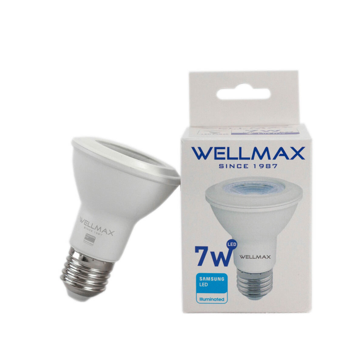 LAMPARA LED PAR20 7W E-27 FRIA WELLMAX 