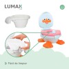 Pelela Wc Niños Duck Baby Potty 3 En 1 Hasta Los 5 Años Rosa