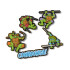 Jibbitz TMNT Pack 5 Multicolor