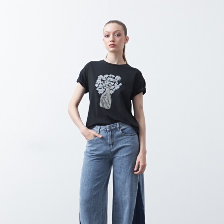 REMERA BONETERO Negro