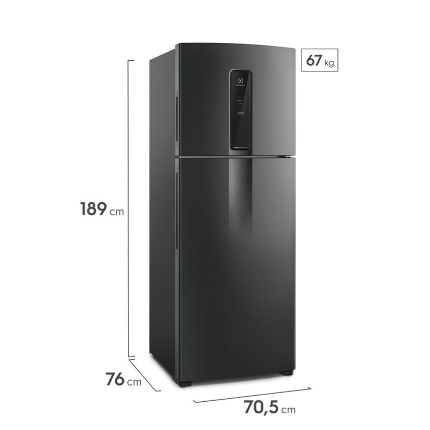 Heladera Electrolux EL-IT70B negra inverter Heladera Electrolux EL-IT70B negra inverter
