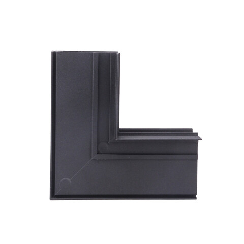 Conector en L vertical p/riel de embutir 100x100mm IX4315