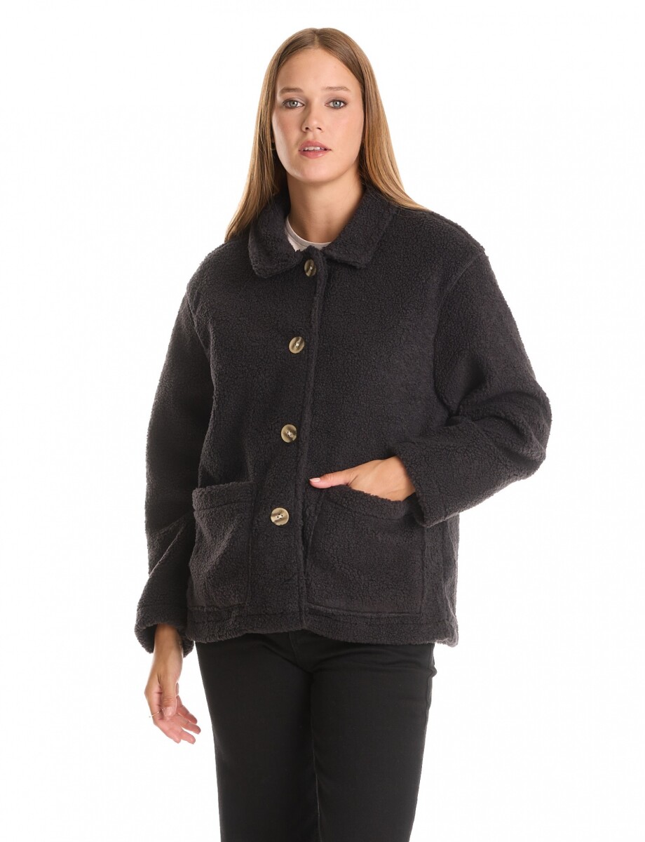 Sobrecamisa Sherpa - Negro 