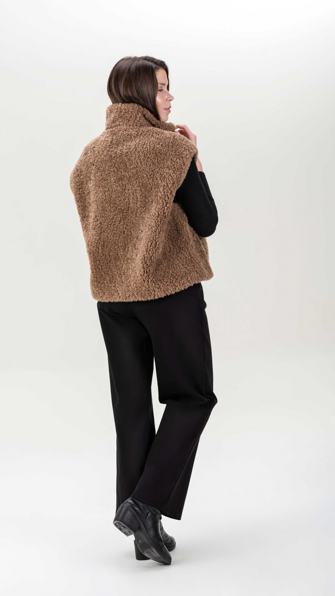 Chaleco Reversible Marena Camel