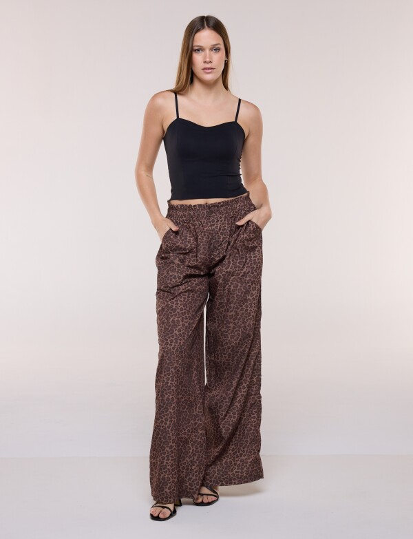Pantalón Wide Leg TOSTADO/MULTI