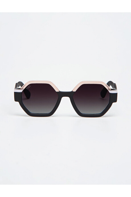 Lentes Tiwi Valette Rubber Bicolor Black/pink With Burgundy Gradi