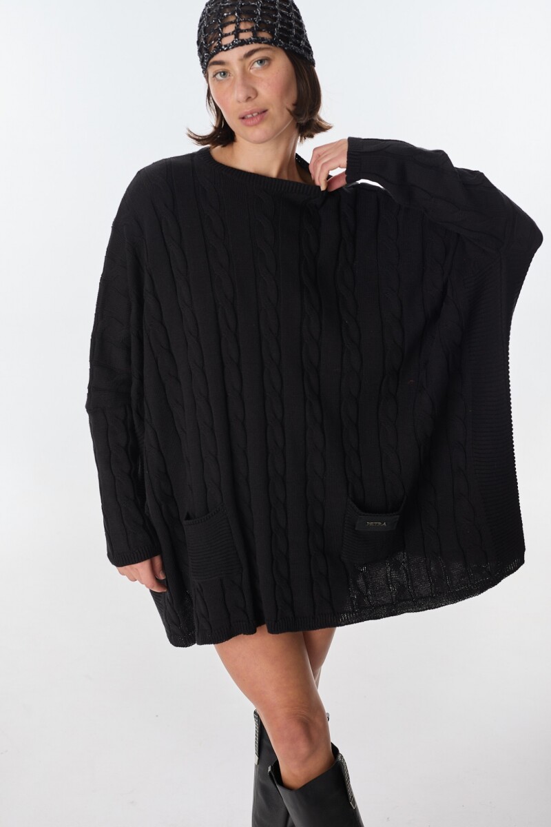 Sweater Oceano - Negro 