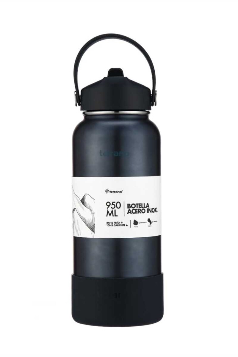 BOTELLA TÉRMICA TERRANO 950ML AZUL METAL RT