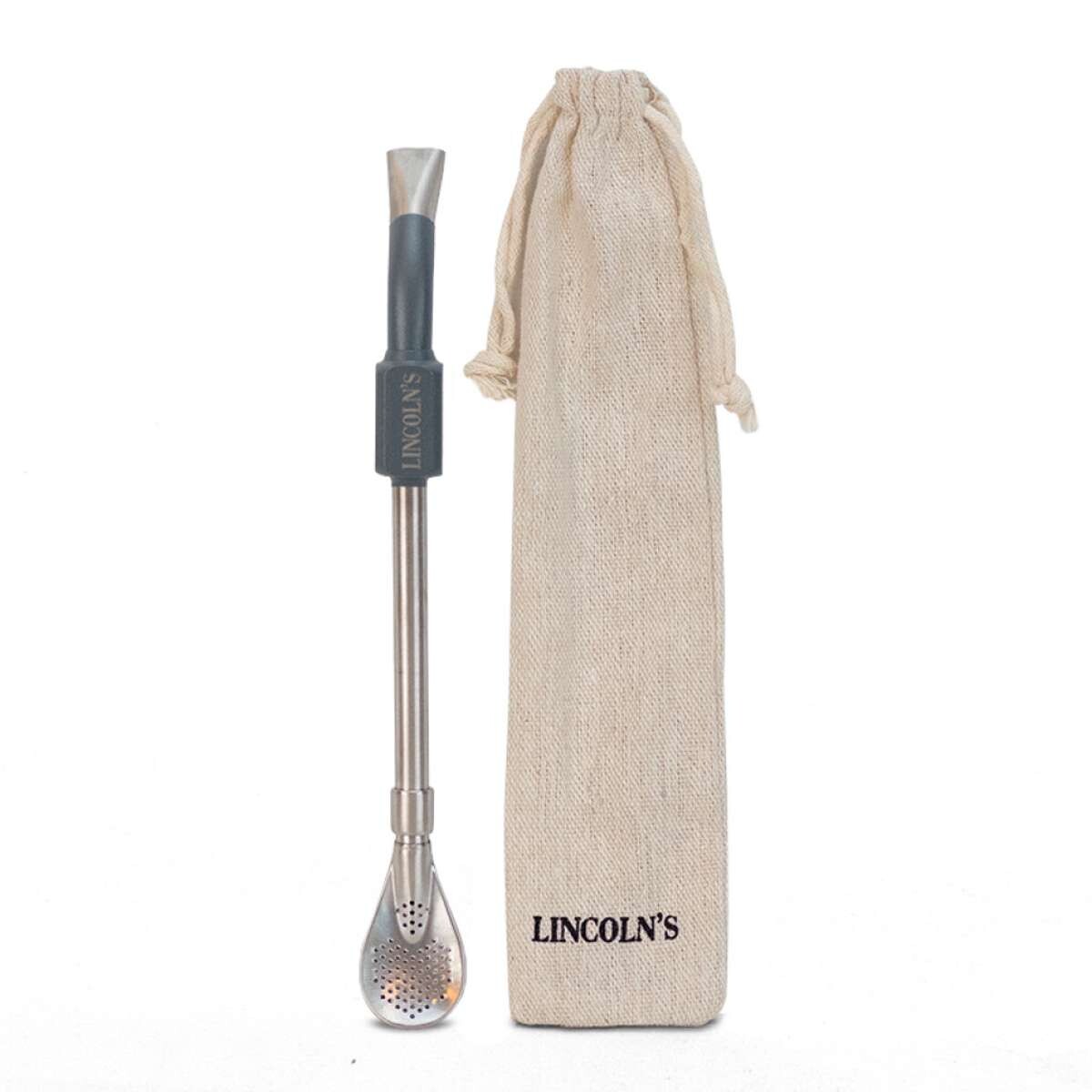 Bombilla Galactic Acero Inoxidable - Grafito 