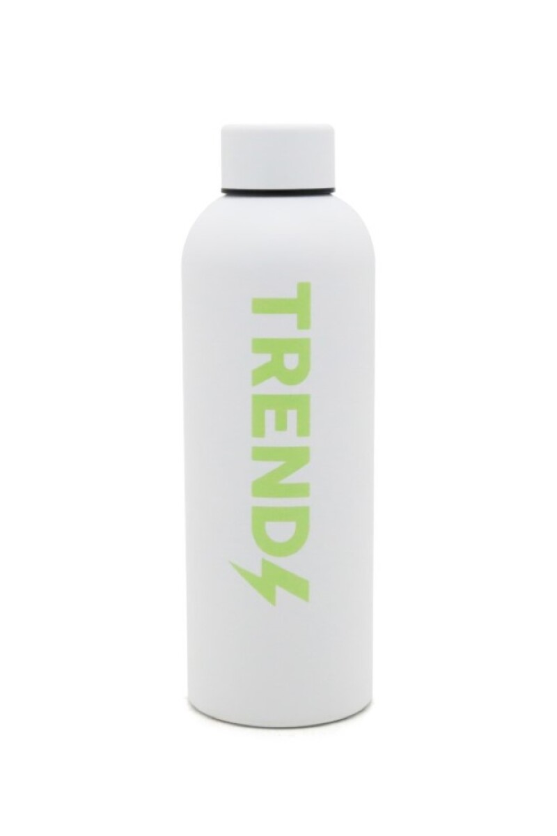 Botella doble capa de acero 500ML Blanco